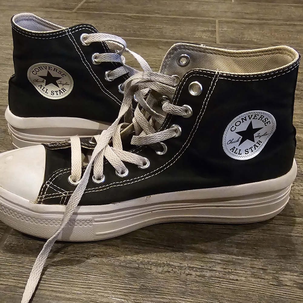 Converse Black High-Top Sneakers